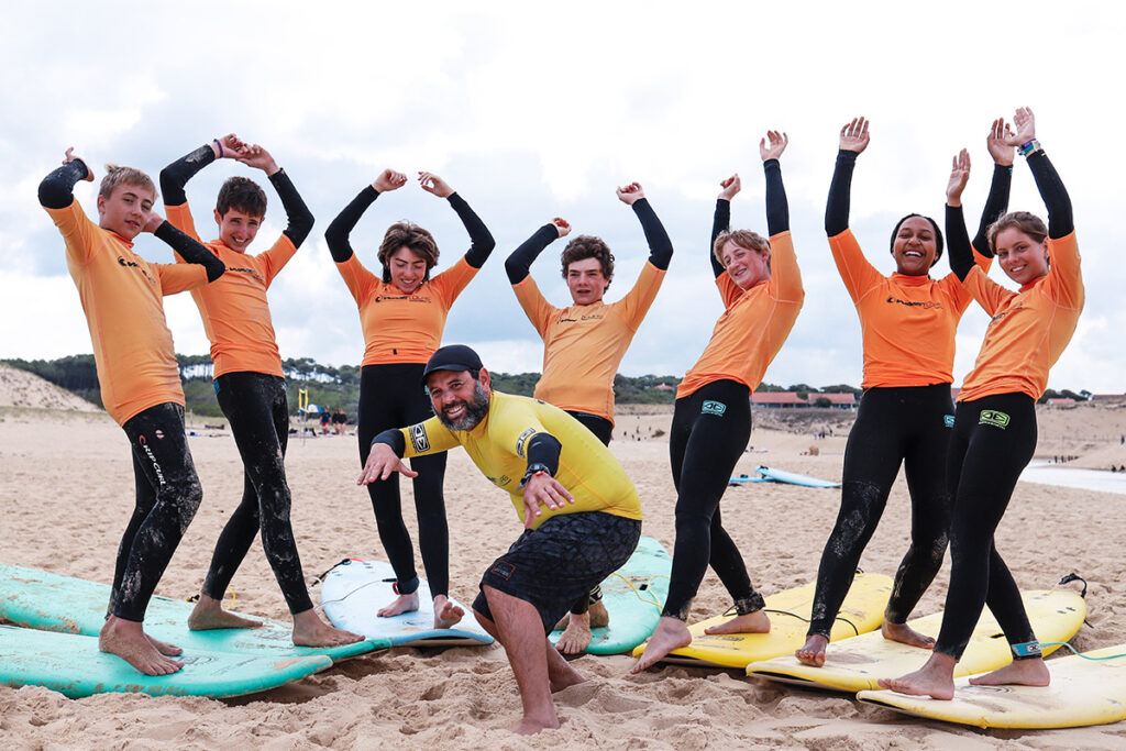 Jugend-Surfcamp in Moliets