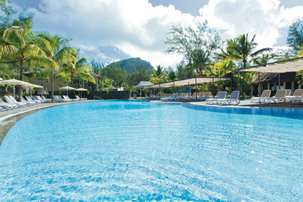 Pool in der Unterkunft auf Mauritius