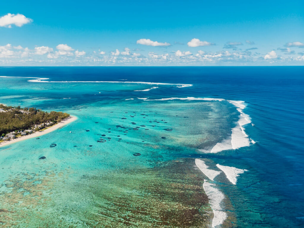 Surfen auf Mauritius