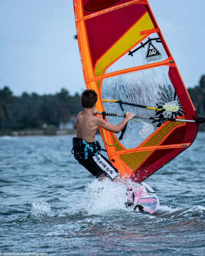 Windsurfer in Action