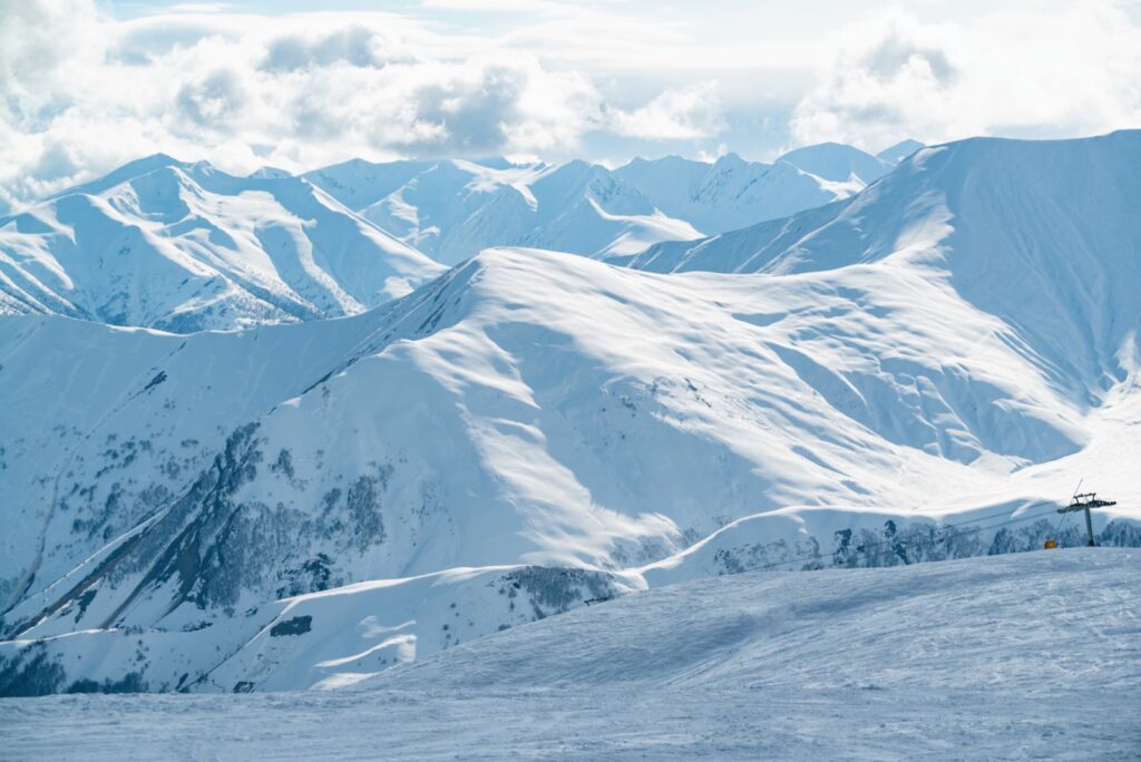 Cat Skiing in Georgia - Powdering in the wild Caucasus Mountains